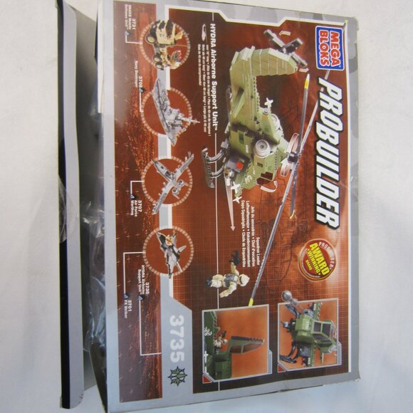 Mega Bloks Pro Builder #3735 Hydra Airborne Support Unit -NEW(Other: Box Damage) - Picture 6 of 14